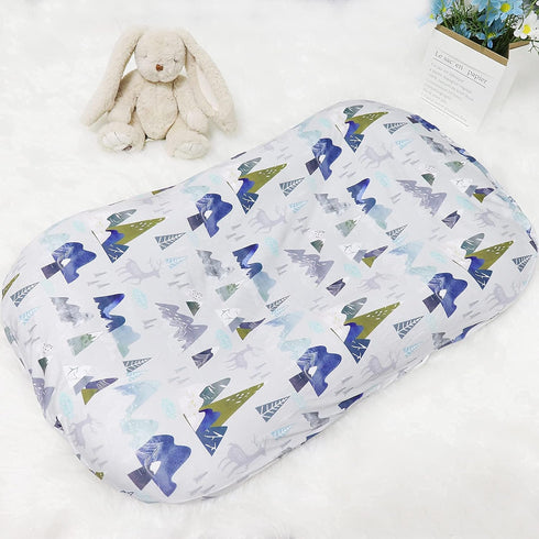 SWESEN Baby Lounger Cover, Removable Infant Lounger Slipcover for Boys Girls, Ultra Soft Cover for Newborn Lounger, Snug Fitting Design, Adventure...