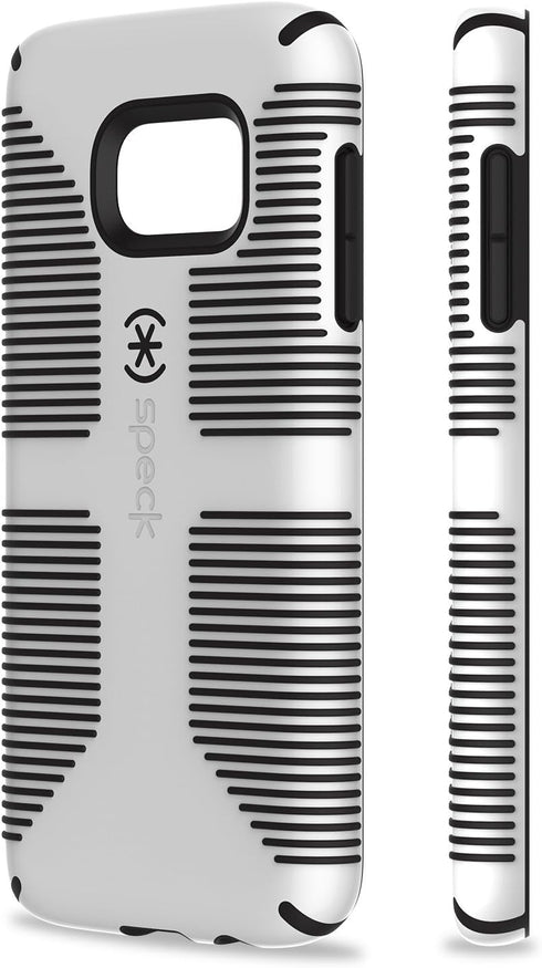 Speck Products Samsung Galaxy S7 Case, CandyShell Grip Case (White/Black), Military-Grade Protective Case...