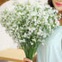 Bringsine Baby Breath Gypsophila White Fake Artificial Flowers for Arrangements DIY, Wedding Bridal Bouquets, Centerpieces Party Home Decorations-...