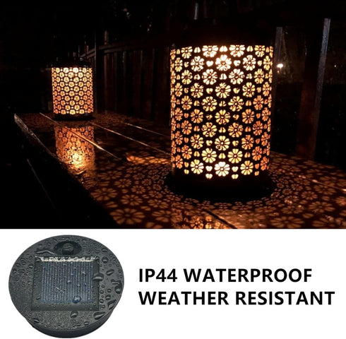 Solar-Lantern Waterproof Lights Replacement Top - Garden Decor Outdoor Lighting Decorative Patio Lighting Solar Replacement Top (Warm White, 2.76i...