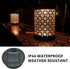 Solar-Lantern Waterproof Lights Replacement Top - Garden Decor Outdoor Lighting Decorative Patio Lighting Solar Replacement Top (Warm White, 2.76i...