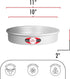 Fat Daddio's Anodized Aluminum Round Cake Pan, 10 x 2 Inch...