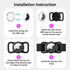 Waterproof Airtag Dog Collar Holder, Silicone & ABS Airtag Holder for Dog & Cat Collars, Ultra-Durable, Lightweight and Protective Airtag Case (Ro...