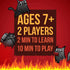 Exploding Kittens Original 2 Player Edition - Hilarious Games for Family Game Night - Funny Card Games for Ages 7 and Up - 56 Cards...