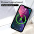 for iPhone 13 Case Cute Slim Shockproof Phone Case with Wireless Charging Support and Protection, Black...