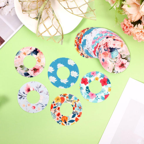 30 Sheets Sensor Covers for Libre 1/2, Waterproof Flower Theme Patches Sensor Case Stickers, Accessories Compatible with Libre (5 Styles)......