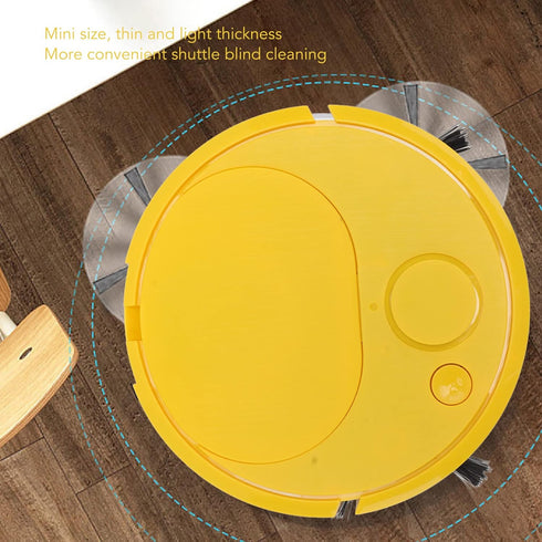 Pwshymi Robot Vacuum Cleaner Multifunctional USB Charging Mini Smart Sweeping Robot for Wooden Flooring Tile Carpet(Yellow) Roboticvacuumcleaner T...