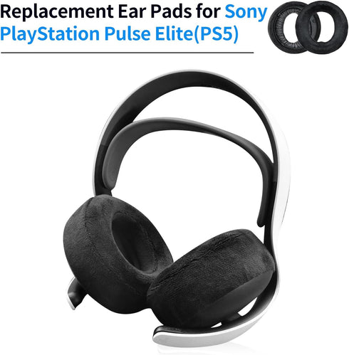 Earpad for PlayStation Pulse Elite Wireless Headset earpads replacement pads (Black velvet)...