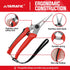 YAMATIC Garden Pruning Shears 3 Pack, 2 Bypass Pruners 1 Pruning Snip, Straight Garden Scissors with Sharp Blade, Heavy Duty Garden Clippers Hand ...