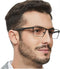 OCCI CHIARI Blue Light Blocking Glasses for Men Metal Frame Eyeglasses Men's Computer Glasses Clear Lense...