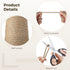 Cat Scratcher Replacement Rope, 33FT Natural Hemp Rope, 1/6" Thickness DIY Hemp Rope for Handicrafts, Cat Tower Repair Rope Cat Tree Rope Replacem...