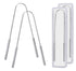 Tongue Cleaner for Hygiene,100% Stainless Steel for Oral CareTongue Scraper with Travel Case,Bad Breath Treatment Tongue Scraper for Adults Pack o...