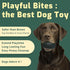 Dog Toy, Compatible with Woof Pops, Medium Large Dogs Frozen Treat Toy Holder Treat Dispensing Dog Toy Dog Freezer Molds Fillable Rubber Dog Toys ...