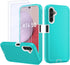 Cellular Phone Case for Samsung Galaxy A14 5G, Heavy Duty Protective, Military Grade, Shockproof, Dust-Proof, Teal/White...