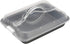 GoodCook Everyday Nonstick Steel Bake-N-Take Oblong Pan, 9" x 13" with Lid, Gray...