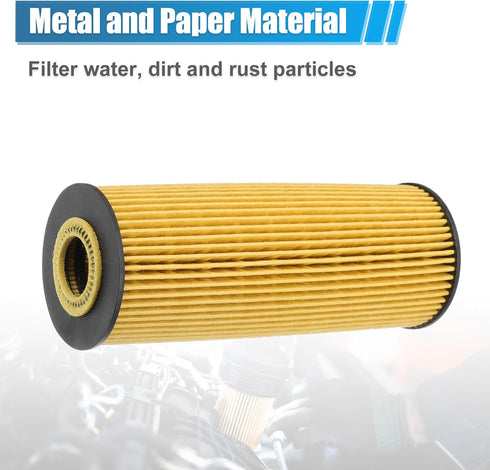 X AUTOHAUX Engine Oil Filter No.A1041800109/A1041840825/A1041840325 for Mercedes-Benz W124 W210 A124 C124 S124...