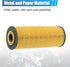 X AUTOHAUX Engine Oil Filter No.A1041800109/A1041840825/A1041840325 for Mercedes-Benz W124 W210 A124 C124 S124...