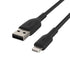Belkin BoostCharge Braided Lightning Cable - 3.3ft/1M - MFi Certified Apple iPhone Charger USB to Lightning Cable - iPhone Cable - iPhone Charger ...