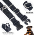 Martingale Dog Collars, Adjustable Nylon Dog Collar with Quick Release Buckle, No Choke Dog Training Collar for Small Medium Large Dogs (Blue, M)...