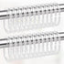 Amazer Plastic Shower Curtain Rings, Shower Curtain Hooks, 24 Pcs C Shaped Shower Hooks for Shower Curtain, Clear Shower Curtain Hooks for Bathroo...