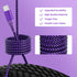 3Pack 60W USB C to USB C Charger Cable, Nylon Braided Type C to Type C Fast Charging Cable for TypeC Phones (3FT)......