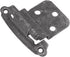 Hickory Hardware P243-VP Variable Overlay 3/8 Inch Inset - Easy Installation - Traditional Cabinet with 170° Opening Self-Closing Surface Mount Fa...