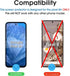 amFilm 3+1 Pack for Google Pixel 8A Screen Protector Tempered Glass, Ultrasonic Fingerprint Compatible, with Easy Installation Frame, Anti Scratch...