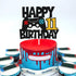 Happy 11th Birthday Cake Topper Game Controller 11s Cake Decoration Level 11s Unlocked Cake Decor Video Play Game Movie Theme Boys Girls Men Women...