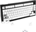 135 Keys White Japanese Keycaps, Minimalist Style Cherry Profile Key Caps, PBT Dye Sublimation Customized Keycaps Set Compatible with Cherry MX Sw...