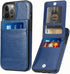 iPhone 13 Pro Max Wallet Case with Credit Card Holder for Women Men PU Leather Wallet Case for for iPhone 13 Pro Max 6.7 inch (Blue)...
