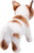 Lifelike French Bulldog Stuffed Animal Simulated Plush Puppy Toy Doll Super Realistic Amber Dogs Act Like Real Excellent Gifts for Kids Birthday P...