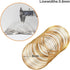 Huwujiu 400 Loops Jewelry Wire Memory Beading Wire Memory Steel Wire Cuff Bangle Bracelet for Art Creation Bracelet Necklace Jewelry Making Dolls ...