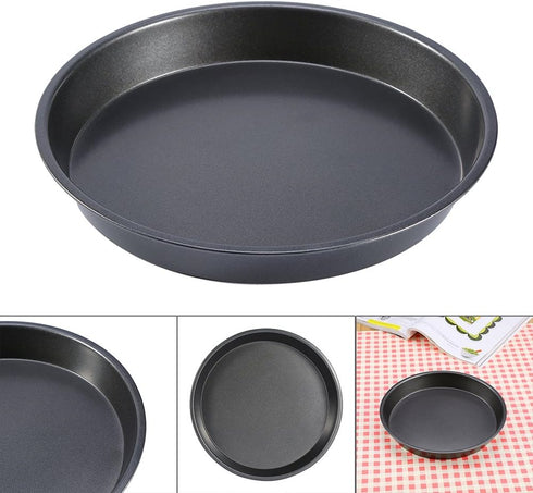 Yosoo 8 inch Carbon Steel Non-stick Round Pizza Pan,Microwave Oven Baking Dishes Pans...