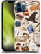 Head Case Designs Officially Licensed Harry Potter Hogwarts Pattern Deathly Hallows XXXVII Hard Back Case Compatible with Apple iPhone 12 / iPhone...