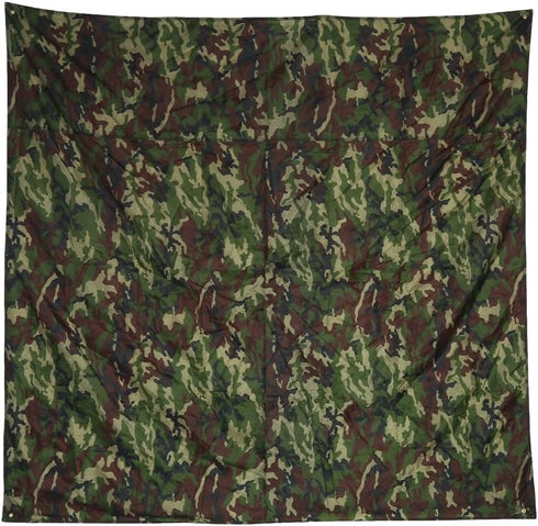 Camouflage Tent Tarp, Portable Rainproof Tent Tarp Camping Tent Tarp Shelter for for Outdoor Hiking Hunting(2x2m)...