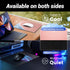 HONKID Metal Aluminum Mouse Pad Pink, Office and Gaming Thin Hard Mouse Mat Double Sided Waterproof Fast and Accurate Control Mousepad for Laptop,...