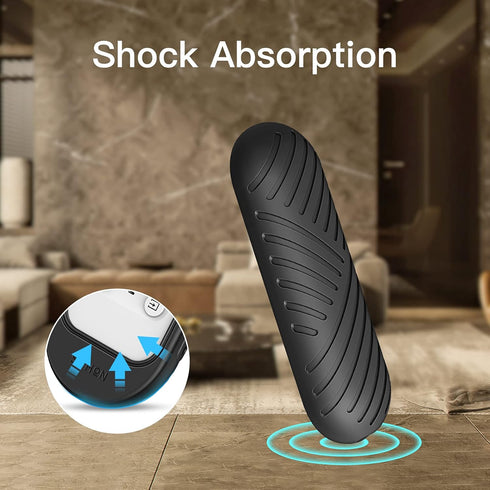 SITHON Silicone Case for Chromecast with Google TV 2020 Voice Remote, Shockproof Anti Slip Protective Cover with Anti-Lost Lanyard Strap for Googl...