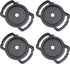 Haidong Camera Lens Cap Holder Cap Buckles Black Camera Lens Cap Cover Buckles for 67mm 58mm 52mm Lens Cap Size-4PCS...