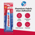 No Sew Premium Fabric Glue Adhesive for Craft Projects, DIY Clothing Repairs, Denim, Upholstery, Workwear, Instant Mender for Fraying Tears - Spee...