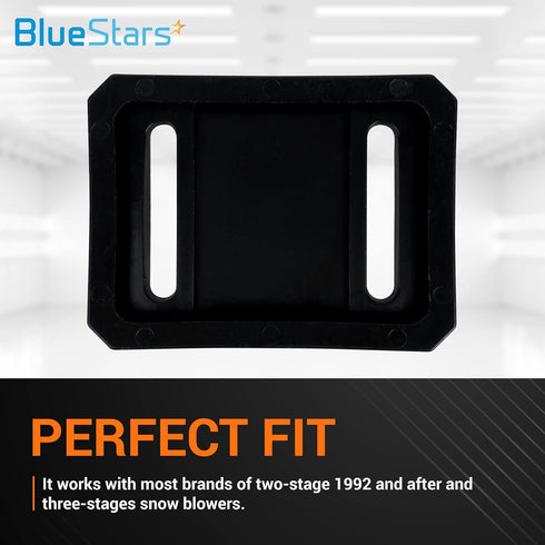 BlueStars 784-5580 Snow Thrower Plastic Slide Shoe Skid Shoes with Mounting Hardware - for MTD Cub Cadet Yardman 2-Stage Snow Blowers - Replaces 7...