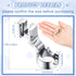 2 Pieces Low Shank Ruler Quilting Foot for Free Motion 1/4 Inch Thick Rulers, Ruler Quilting Pressure Foot Compatible with Singer Brother Kenmore ...