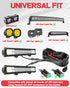 2PCS Deutsch DT DTP Wiring Harness Adapters Connectors Splitters, 2 Pin Waterproof DT Connectors for LED Light Bar LED Pod Fog Lights for ATV UTV ...