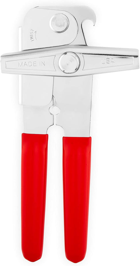 EZ-DUZ-IT Deluxe Can Opener with Red Grips...