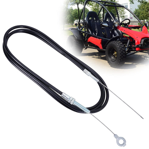 Enhanced 90" Long Throttle Cable 8173 with 82" Casing Replacement for Manco GO Kart Cart Buggy...