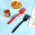 2pcs Silicone Flexible Forks, Silicone Cooking Fork Heat Resistant, Multifunctional Nonstick Blending Fork for Cooking Utensil for Kitchen Stir Mi...