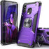 Galaxy A20 Case with Tempered Glass Screen Protector, Galaxy A30 Case, Hybrid Drop Test Cover with Car Mount Kickstand Slim Fit Protective Phone C...
