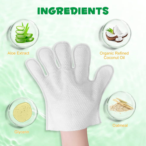 Dog Cleaning Wipes Gloves, Cleaning & Deodorizing Pet Oral Wipes for Cat Cleansing Teeth Glove Wipes - Reduces Plaque and Freshens Breath, Also Us...