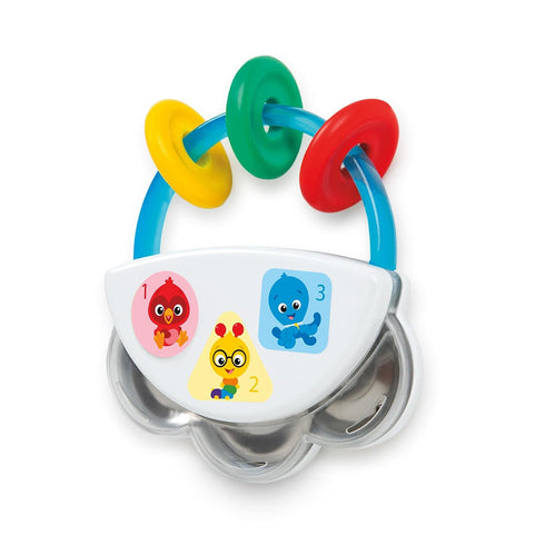 Baby Einstein Tiny Tambourine Musical Toy & Rattle, BPA Free, Take Along, Age 3 Months+...
