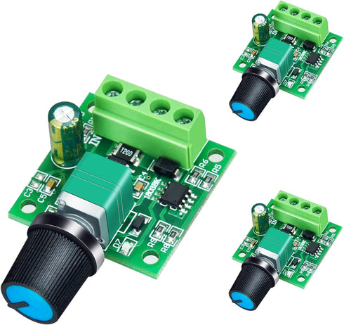 3 Pack PWM Low Voltage Dc 1.8V 3V 5V 6V 12V 2A Motor Speed Controller...