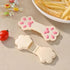 Cute Cats Paw Chip Clips 2pcs Heat Resistance Cooking Pinch Mitts Potholder Food Bag Sealing Clamp Bread Snack Bag Clips for Seal Storage (Grey)...